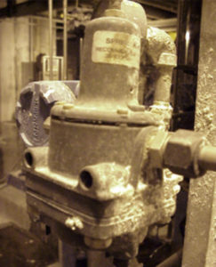 Pneumatic Regulator in a surface mine (plant side)