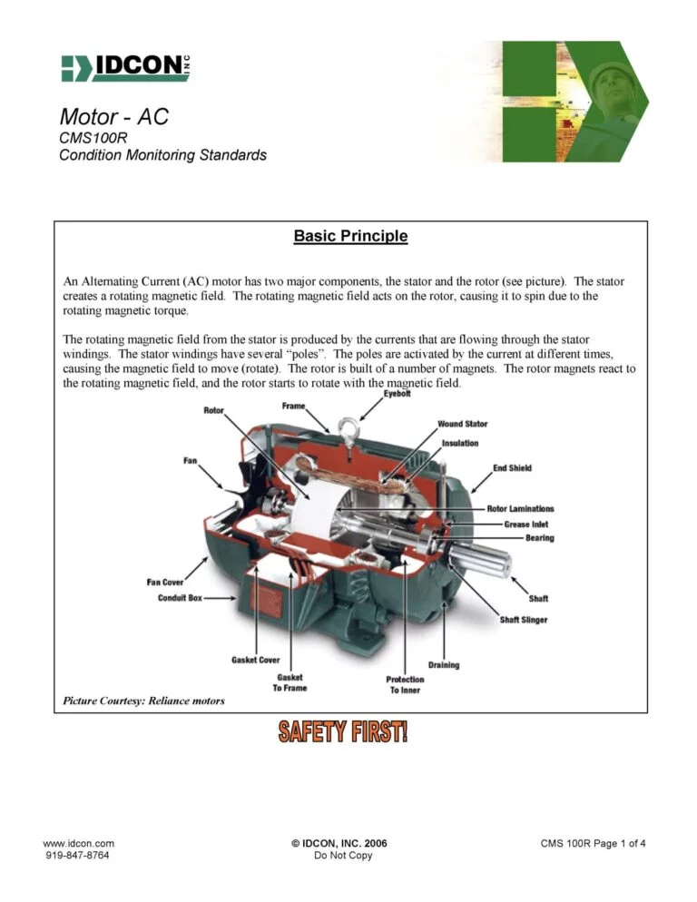 Condition Monitoring Standards